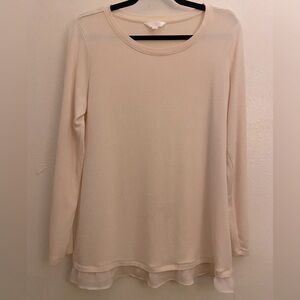 Tunic sweater by LC Lauren Conrad size Large thin knit